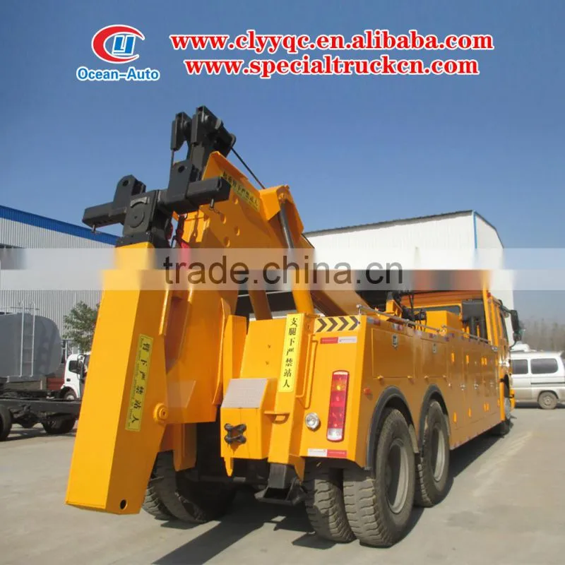2015 SINOTRUK HOWO hot sale 6x4 wrecker tow truck for sale