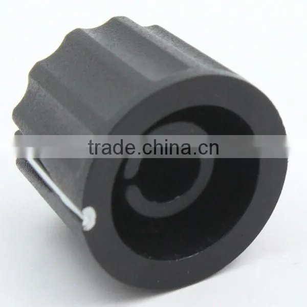 plastic amp volume switch fluted knob