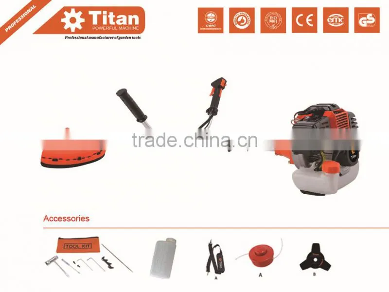 52cc 2 in 1 Grass trimmer, 3HP gasoline grass trimmer, petrol grass trimmer with CE, MD, GS,EUII cartificate