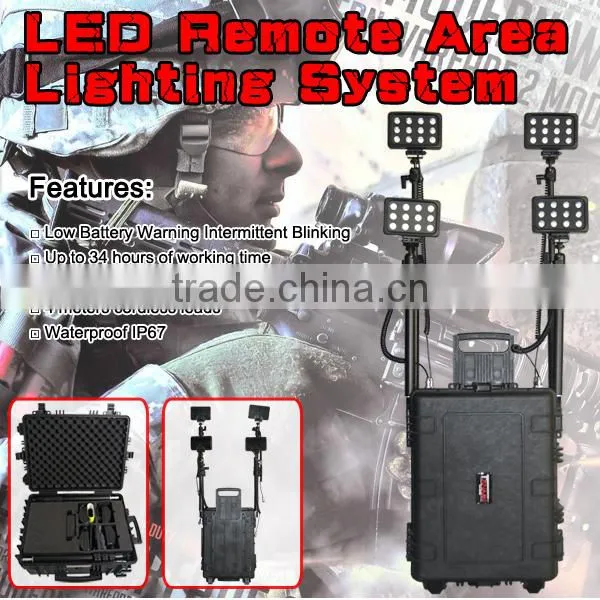 5JG-RLS584433-144W high power led construction light High Flux rechargeable led work light