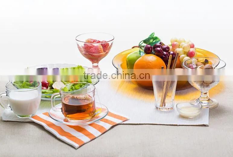 130ml high clear small drinking glass