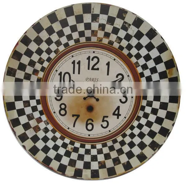 Vintage Big Wooden Carved Wall Clock Wholesale