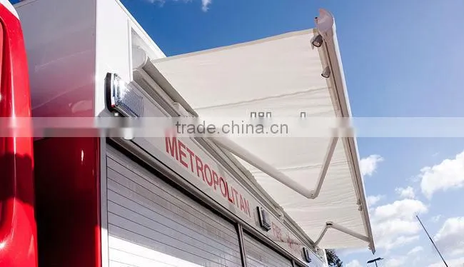 2015 Hot sale aluminum retractable caravan modern awning