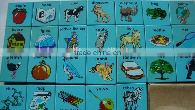 Wooden letter block,wooden educational block