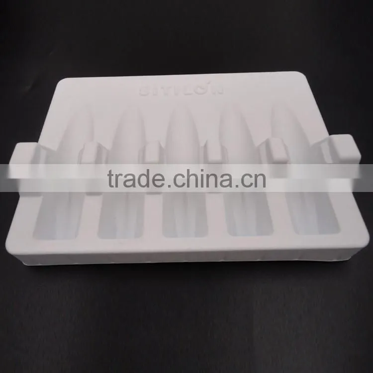 Plastic tray Type Plastic cutlery tray insert with flocking