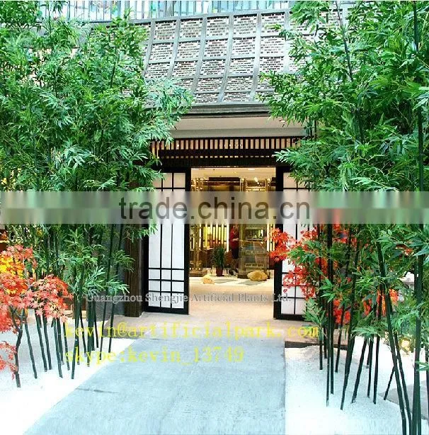 LF101616 Artificial bamboo plants/hot sale real trunk fake bamboo plants