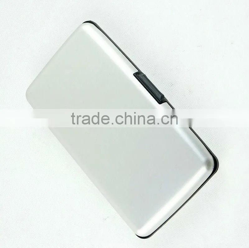 Supply fashion Waterproof and antimagnetic Aluminum Large card bag / card box