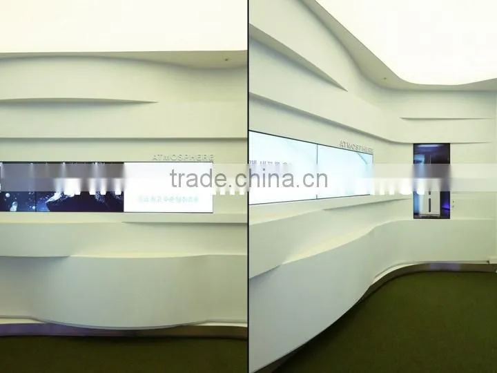 Hi macs solid surface interior decorating wall