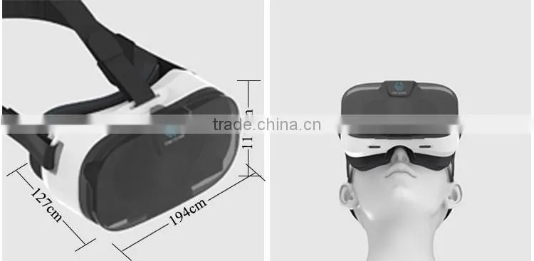 Hot selling android4.0-6.5 inch all in one virtual reality 3d glasses