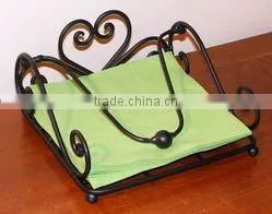 metal antique napkin holder