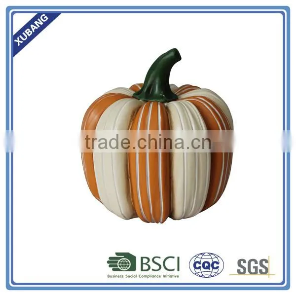 pumpkin with line POLY RESIN TABLE TOP