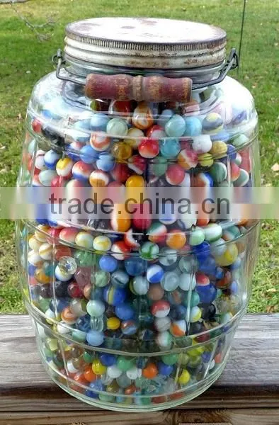 wholesale candy glass storage bottle with metal lid