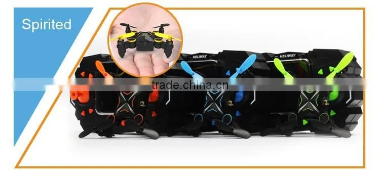 Pocket Drone LED Light 6 Axle Gyro Headless Quadcopter Foldable RC FPV Race Drone
