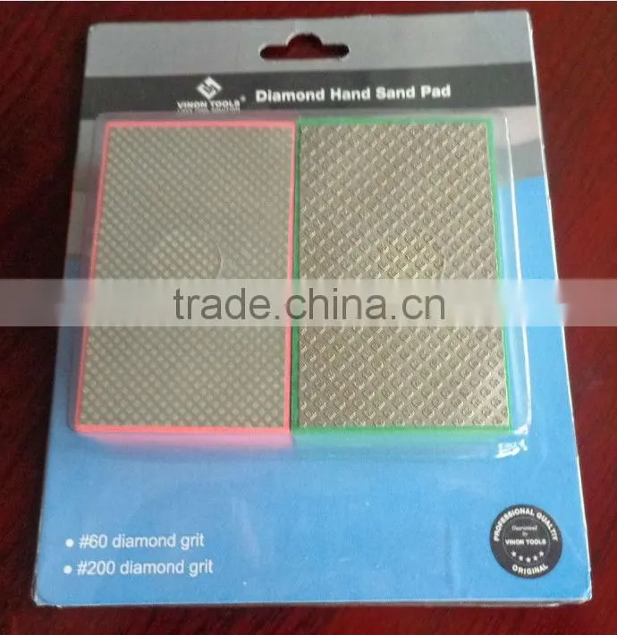 Professional Diamond Hand Pad, Diamond Finishing Pad, Diamond Polishing Pad.