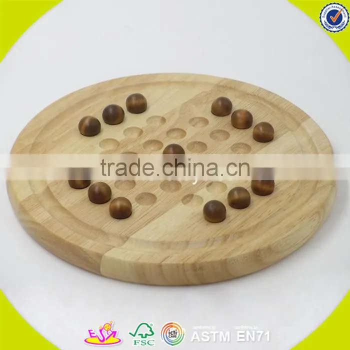 wholesale baby wooden checkers popular kids wooden checkers interesting children wooden toy checkers W11A034