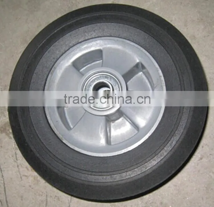 2.50-4 PU foam wheel+spoke for hand trolley hand truck