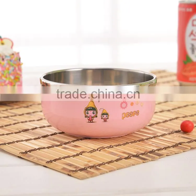 children 304 stainless steel bowl lunch box