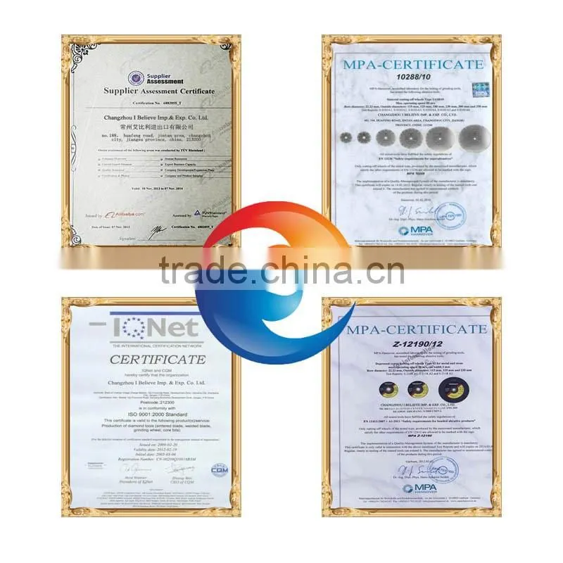 Flush cutter diamond blade with T segment for cutting granite