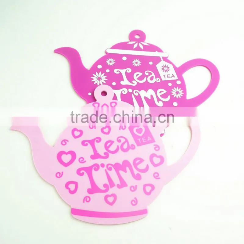 16133 kettle shape unti-skidding table silicone mat