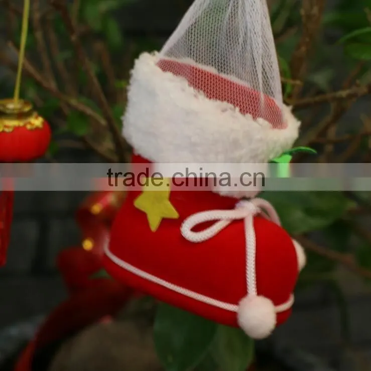 Top Quality Creative Christmas Gift Boots Candy Gift Box Christmas Decorating
