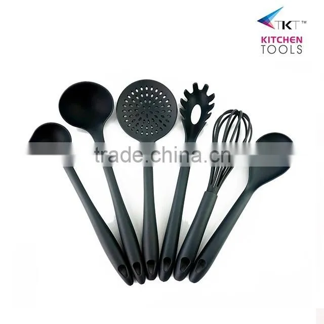 Kitchenware Stainless Steel Kitchen Utensils 6 Pieces nylon Cooking Utensils