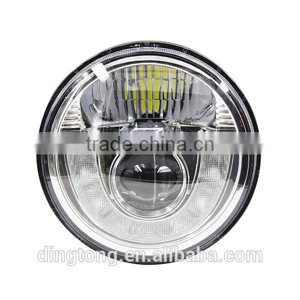 New product jeep wrangler 7inch led headlights jeep light with drl