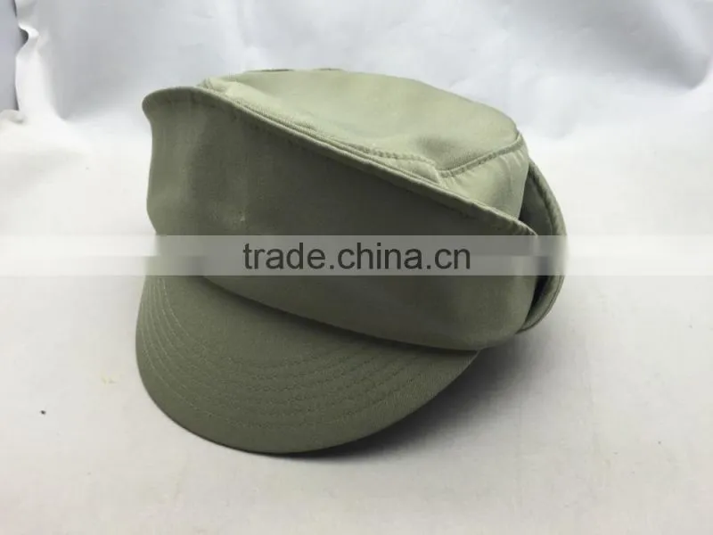Customize 100% Cotton Military Caps and Stewardess Cap with Dongguan Factory