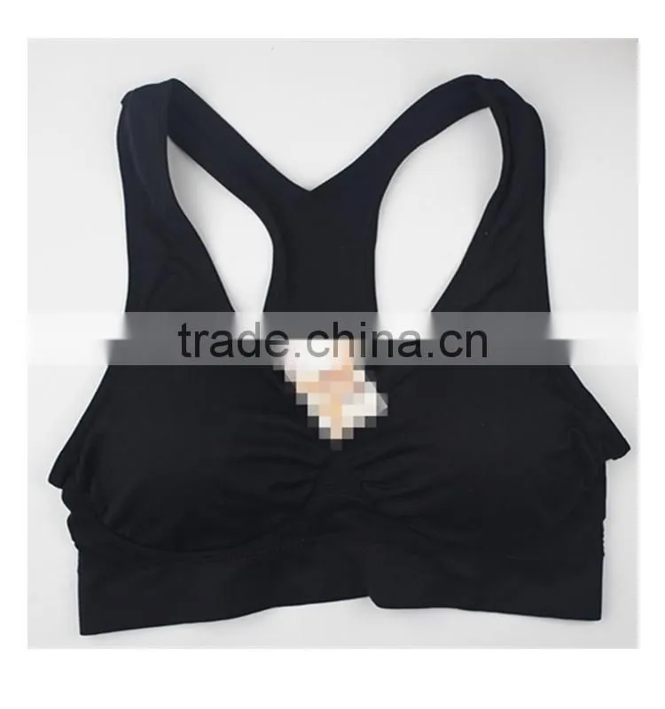 Hot sex women sport bra seamless yoga wear running wear with pads