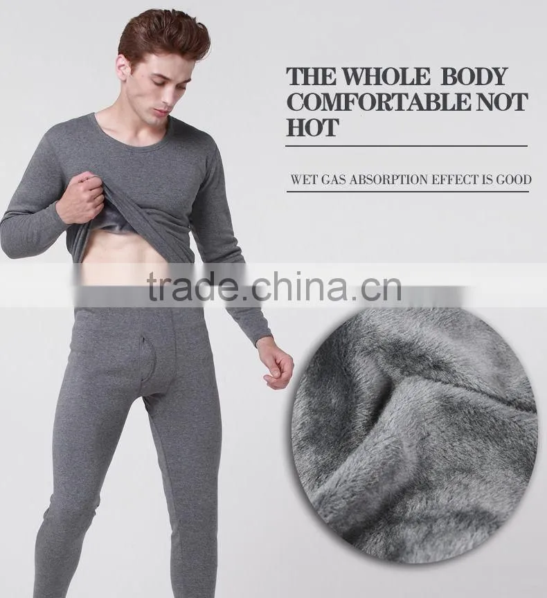 Men's Heat Retention Warm Thermal Long John Underwear Set Men