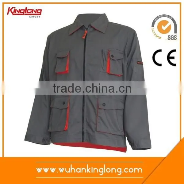 Security Safety Vest Jacket Reflective Strips Work Wear Uniforms Clothing