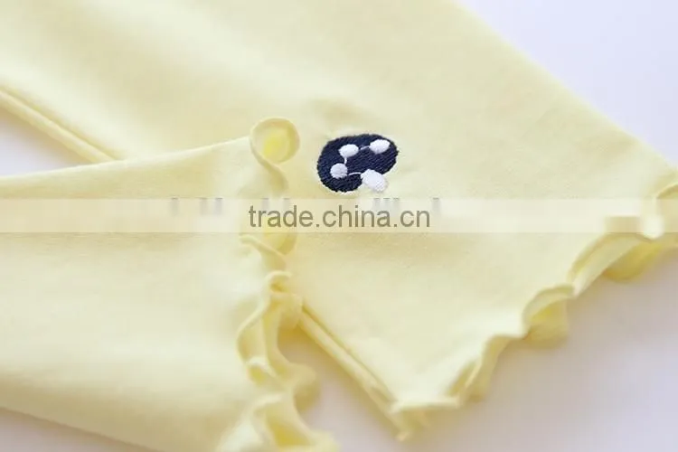 wholesale fashion designer cotton spandex girls ruffle pants and kids dress