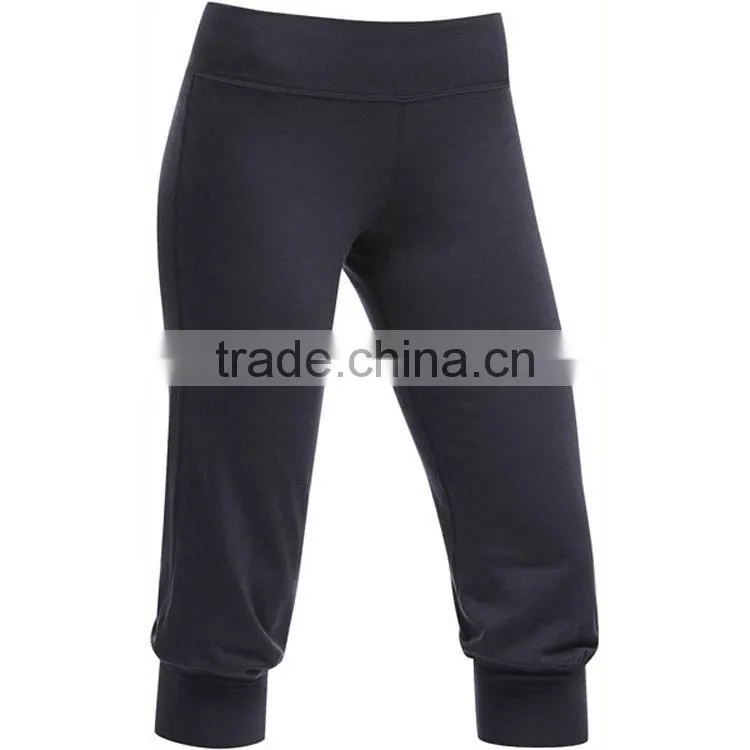 Merino wool women pants, custom jogger pants