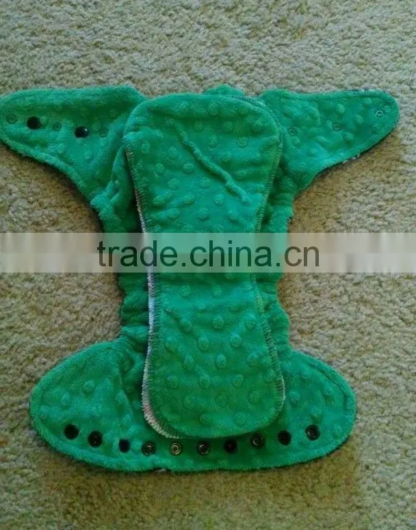 Hot Selling Minky Cloth Nappies Washable Diapers