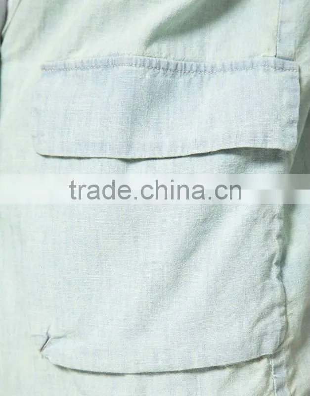 2014 Hot Chambray Blazer Women Fashion for Autumn