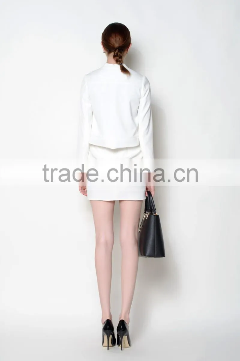 O neck single breast designed red fashion casual women european italy style jackets on sale