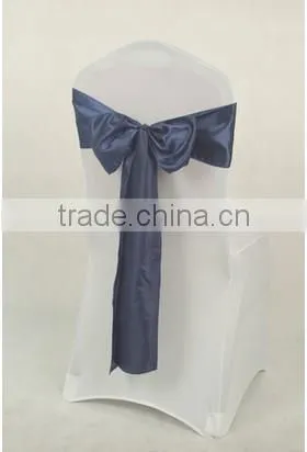 factory supply 18 cm high quality wedding holiday chair bow satin chair bow