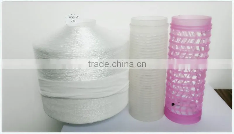 high resistance polyester twine thread ,raw white .250D/2