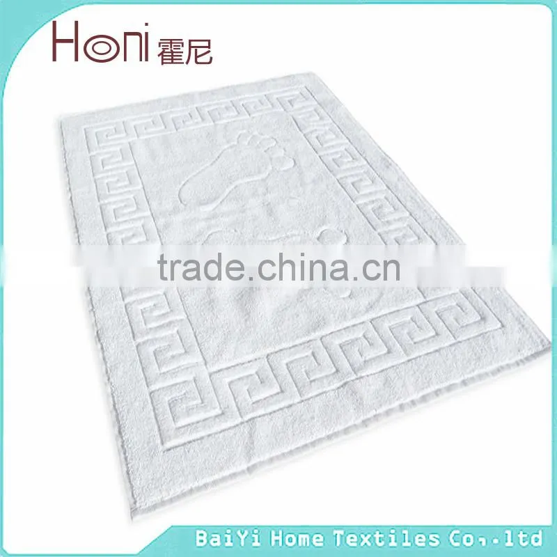 plain dyed luxury terry fashion door mat