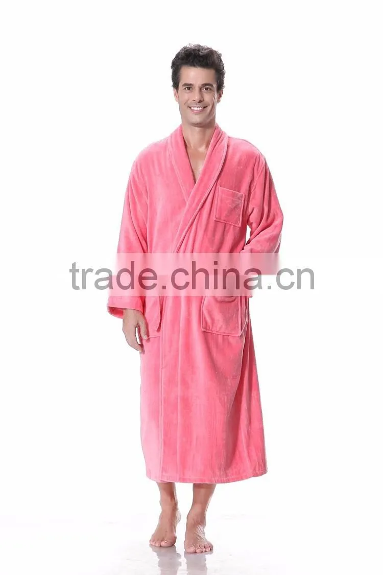 100 cotton women thick bathrobe for spa towel fabric