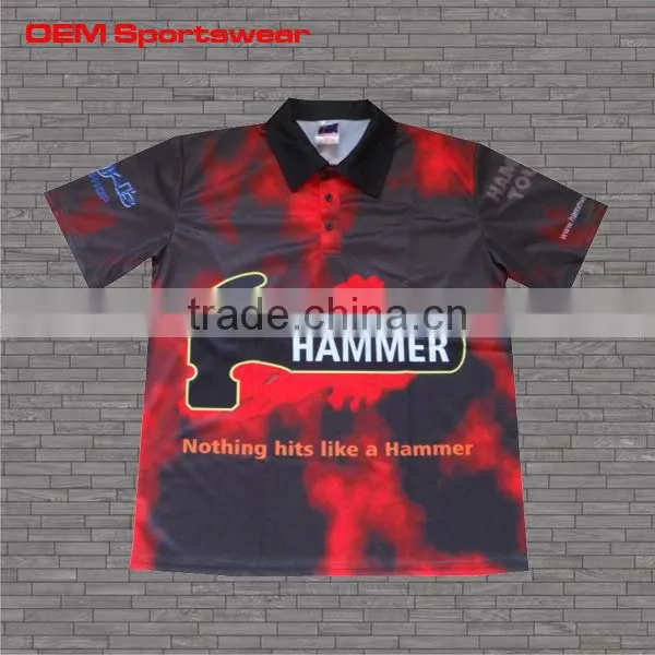 High quality printed racing pit crew shirt