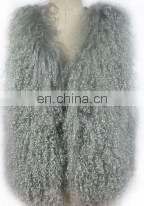 Ladies mongolian fur vest