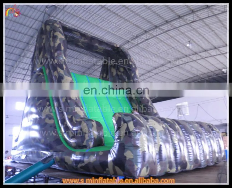 Inflatable slide, inflatable camouflage slide for kids
