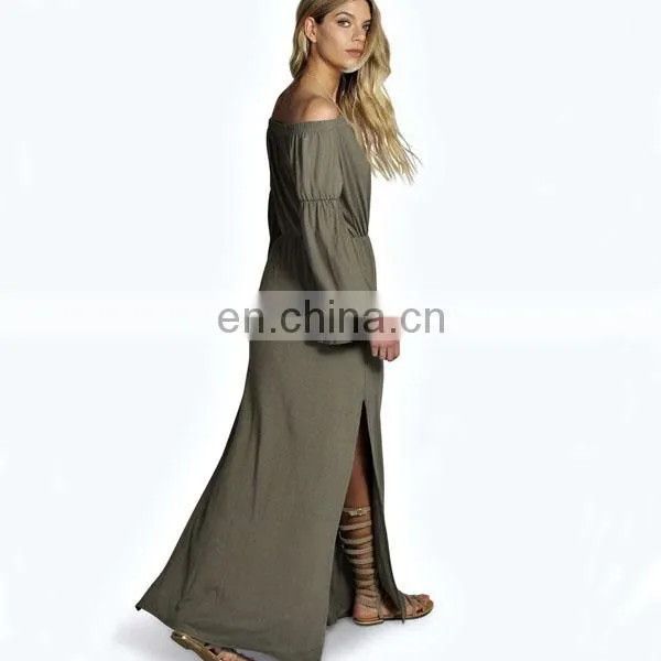 Ladies casual long sleeve montage autumn winter dress