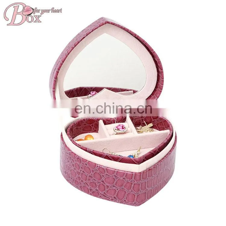 High Quality Gift Heart Shaped Red Storage Box