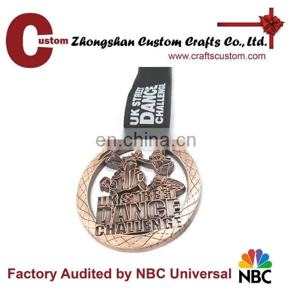 2013 custom cheap 3D logo cut out sports medals