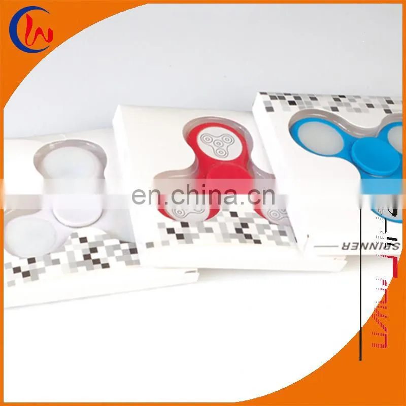 Anti -stress luminous toy tri spinner 608 flash hand led spinner fidget spinner