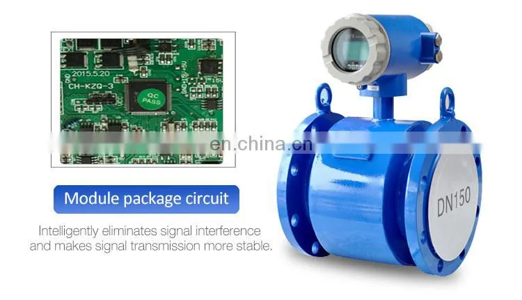 Best price intelligent SUS 316 electromagnetic flowmeter