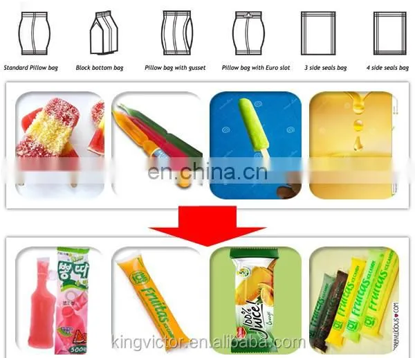 Small Scale ice candy packing machine with lowest cost