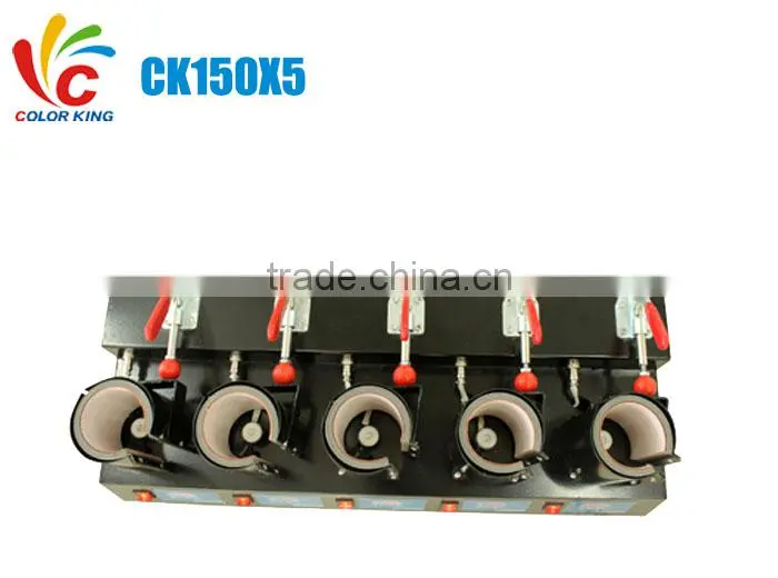 Hot Sale 5 Locations Digital Combo Low Price Mug Heat Press Machine