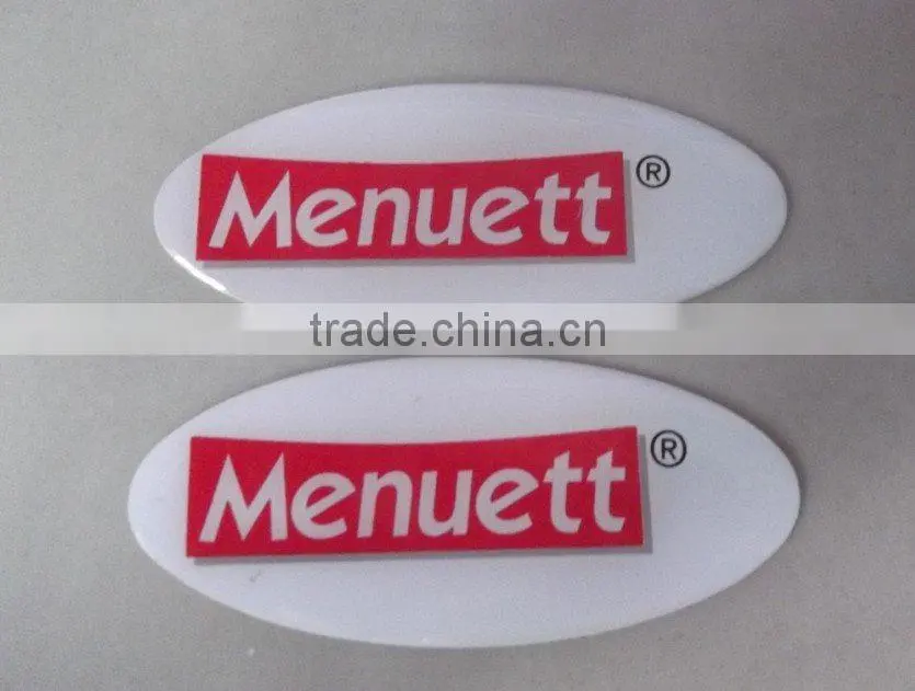 Custom printing strong self adhesive epoxy resin dome epoxy stickers